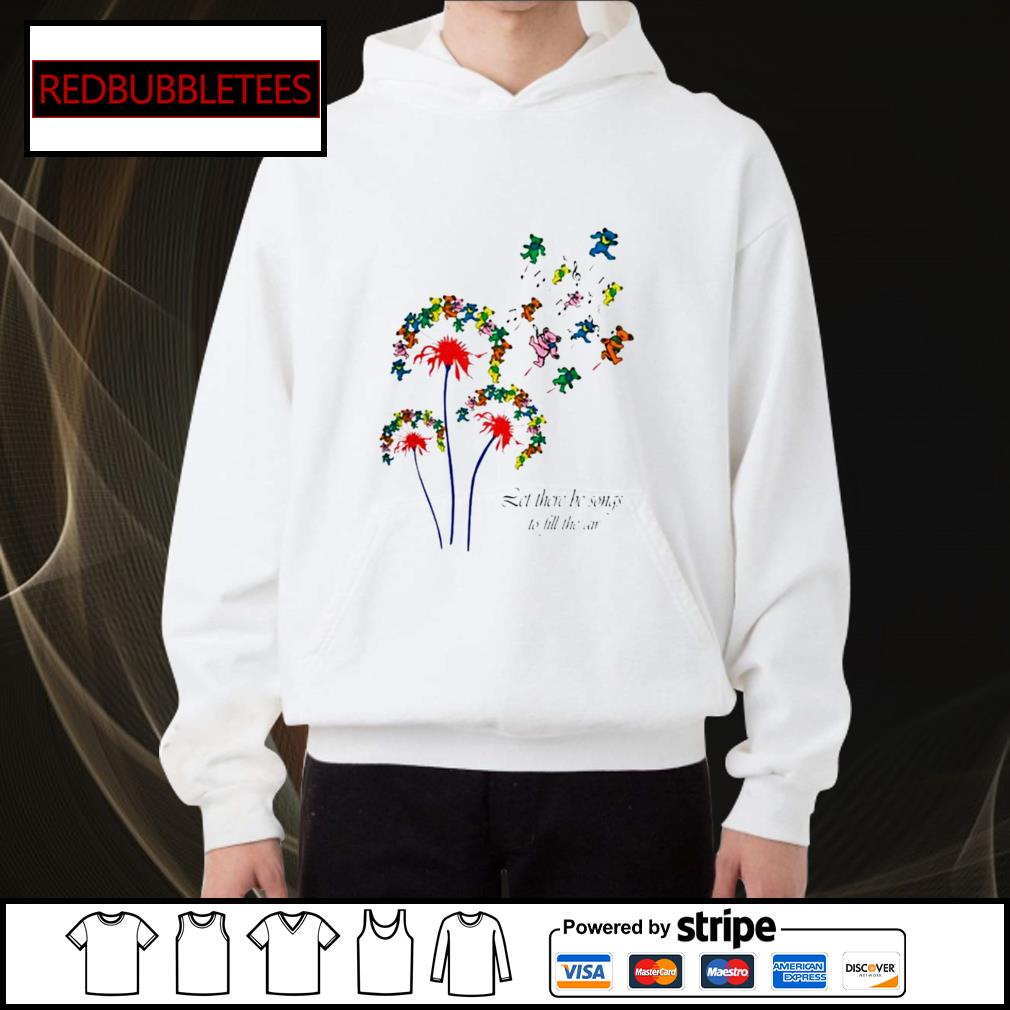 dancing bear dandelion t shirt