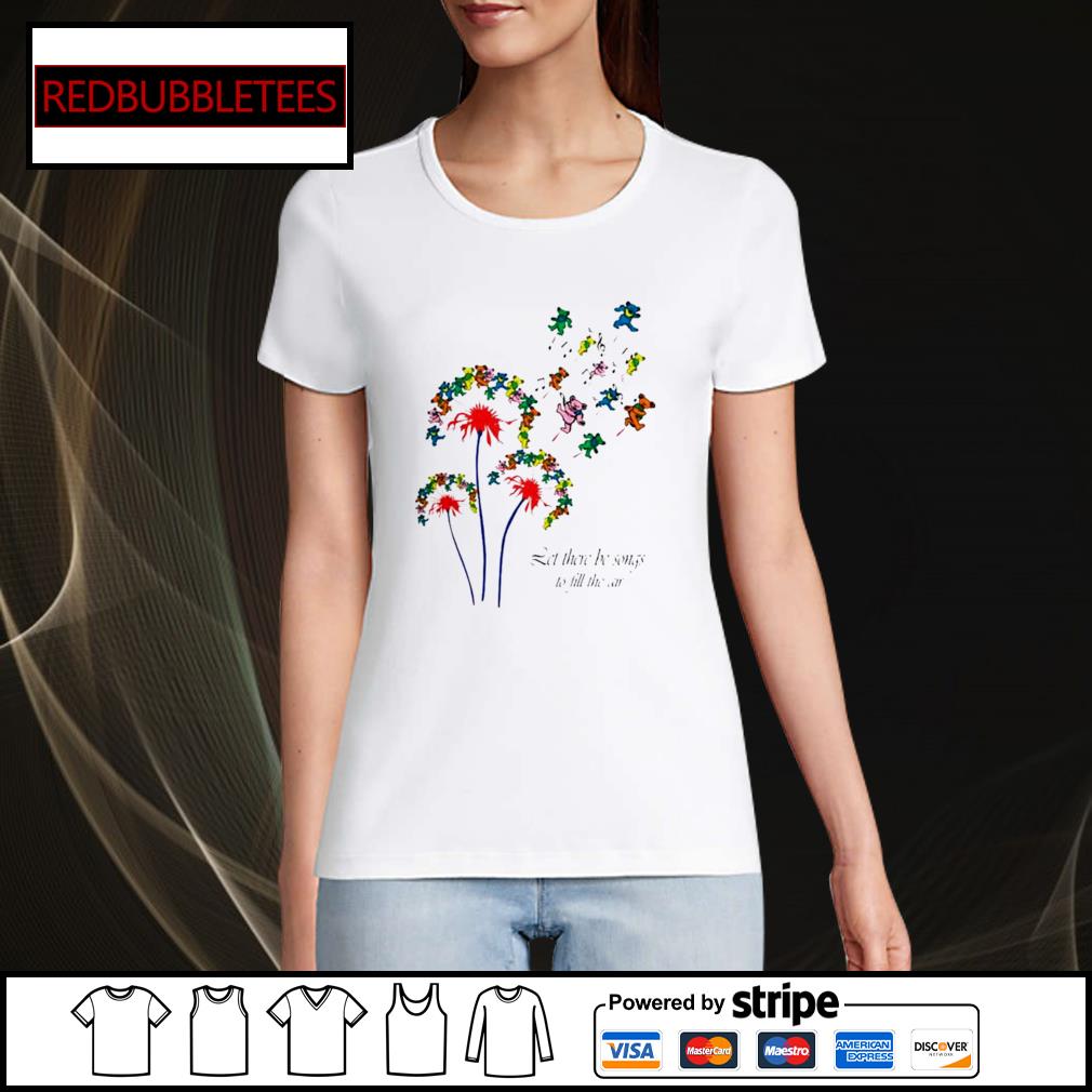 dancing bear dandelion t shirt