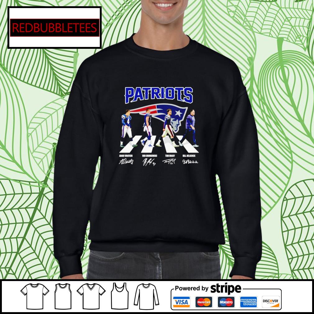 New England Patriots Abbey Road signatures shirt, hoodie, sweater, long  sleeve and tank top