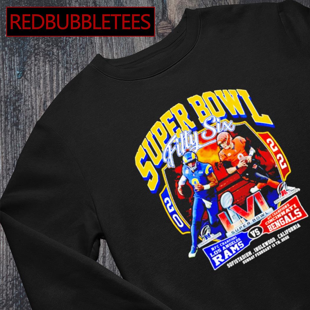 Los Angeles Rams Vs Cincinnati Bengals Super Bowl 2022 Sweatshirt