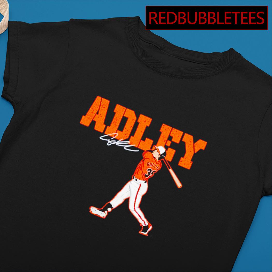 Design adley Rutschman Swing Signature T-Shirt, hoodie, sweater, long  sleeve and tank top