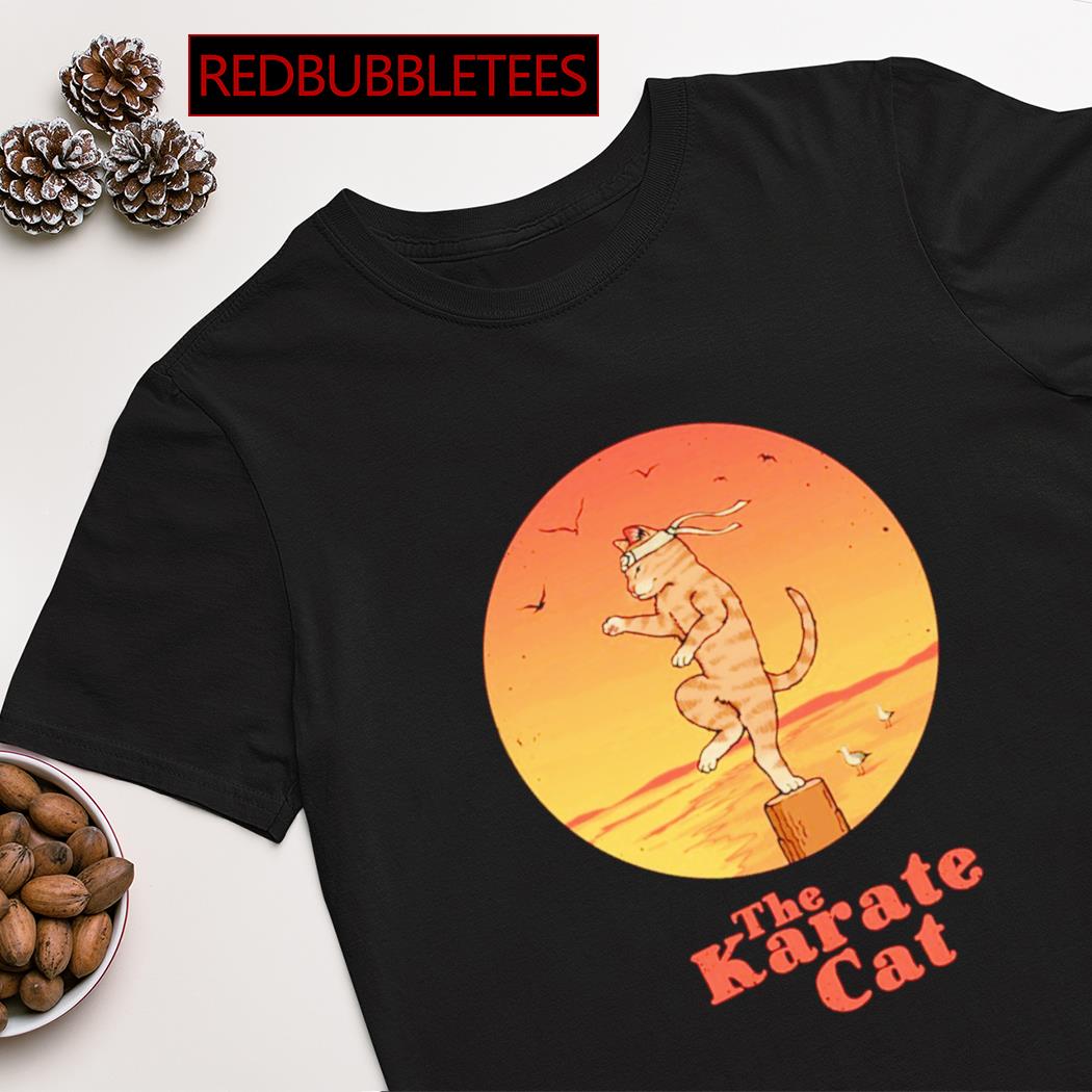 Karate hotsell cat shirt