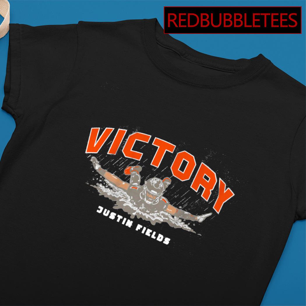 FREE shipping Justin Fields Chicago Bears Victory Slide shirt, Unisex tee,  hoodie, sweater, v-neck and tank top