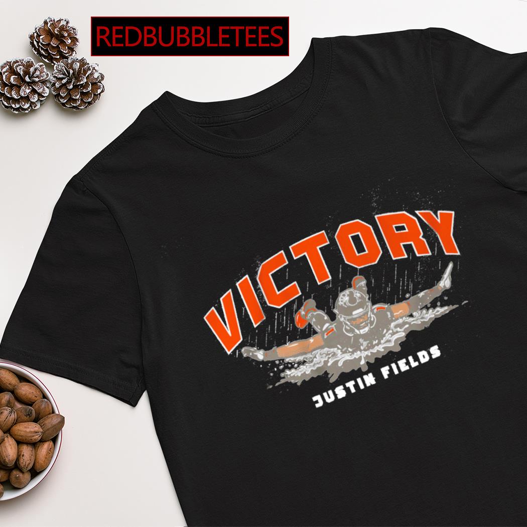 FREE shipping Justin Fields Chicago Bears Victory Slide shirt