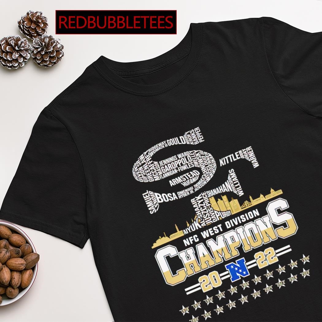 San Francisco 49ers NFC West Division 2022 shirt