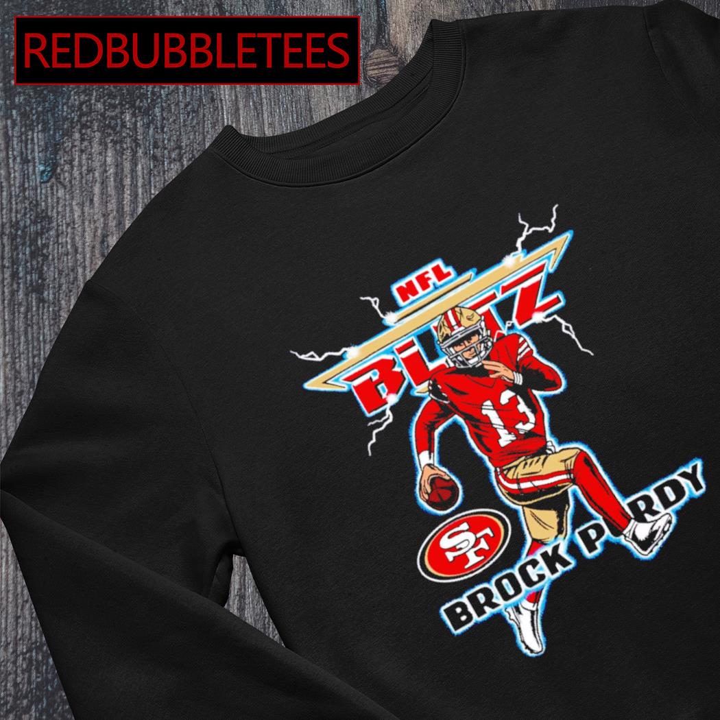 nFL Blitz SF 49ers Brock Purdy T-Shirt - Peanutstee