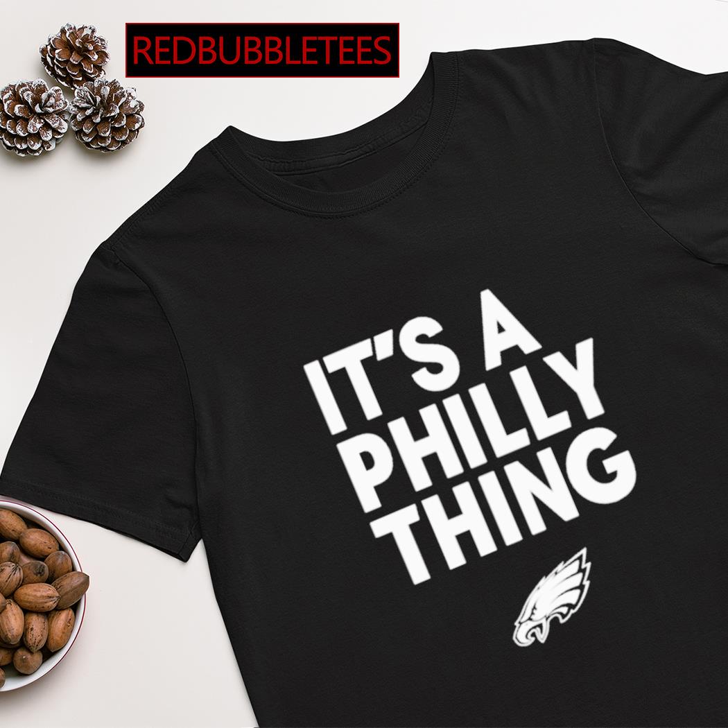 Nick Sirianni wearing it's a philly thing shirt