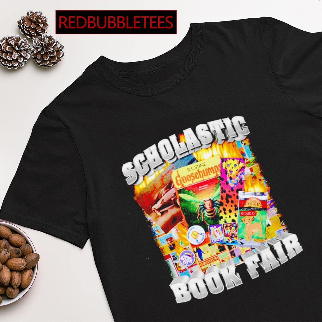 R L Stine Goosebumps scholastic book fair shirt