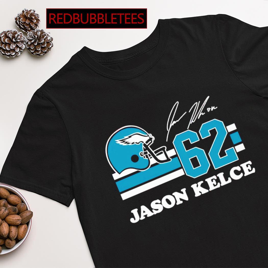 Eagles Jason Kelce 62 signature shirt