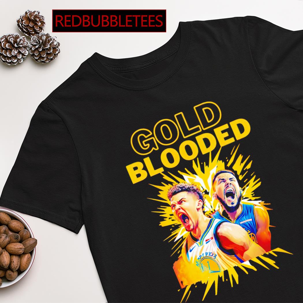 Gold Blooded Golden State Warriors players shirt
