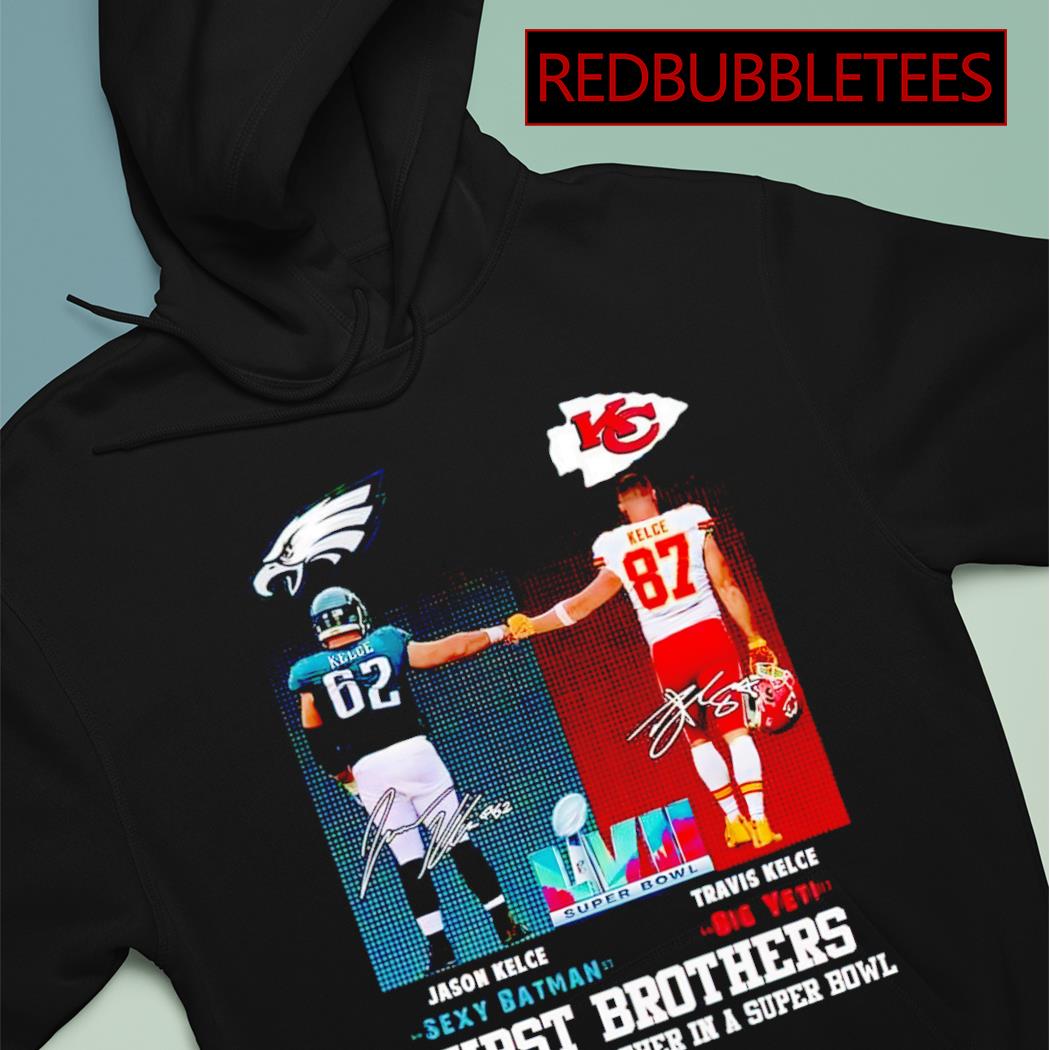 Kelce Brothers Travis And Jason Kelce In The Super Bowl Shirt Longsleeve