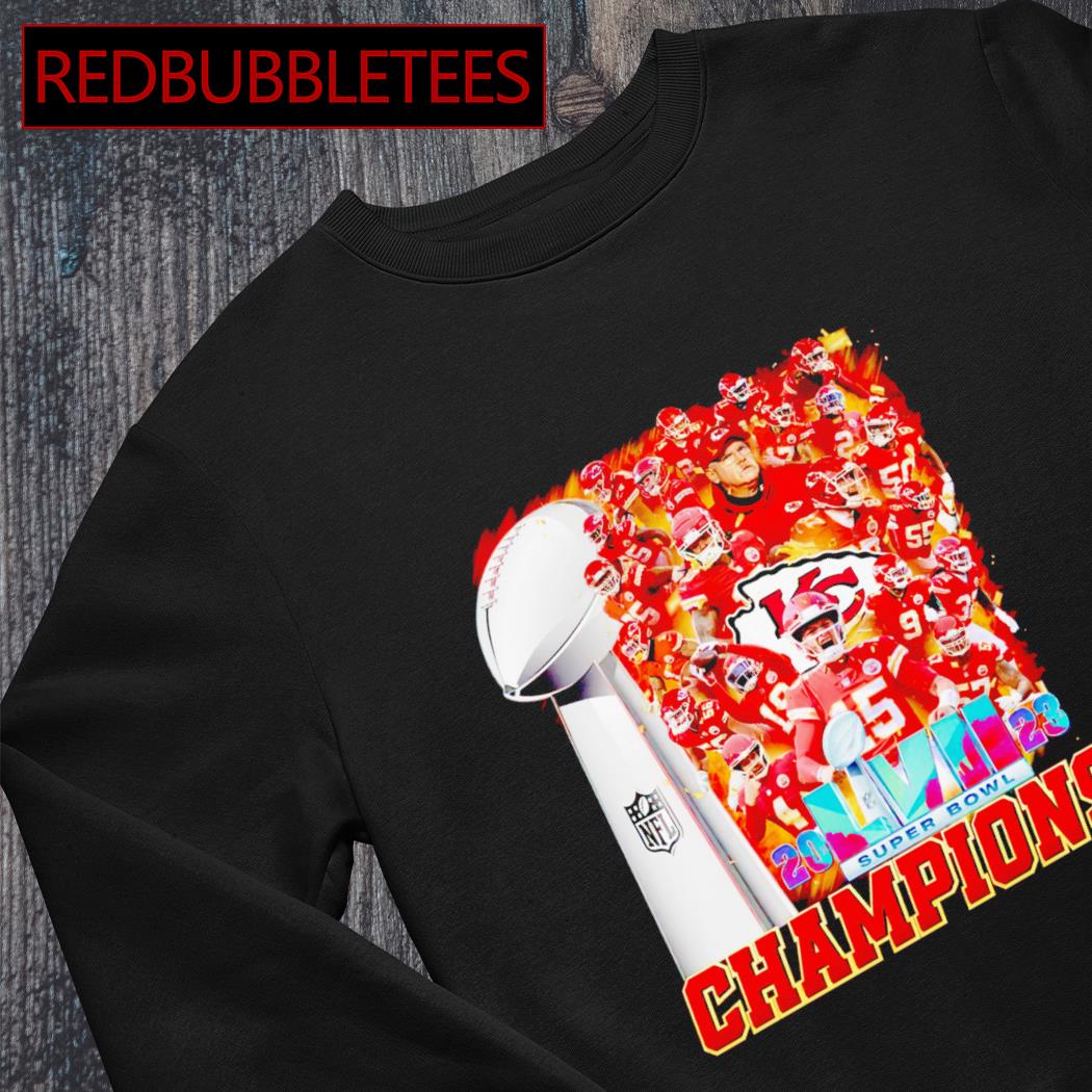 Kansas City Chiefs Grey Super Bowl LVII Champions T-Shirt by