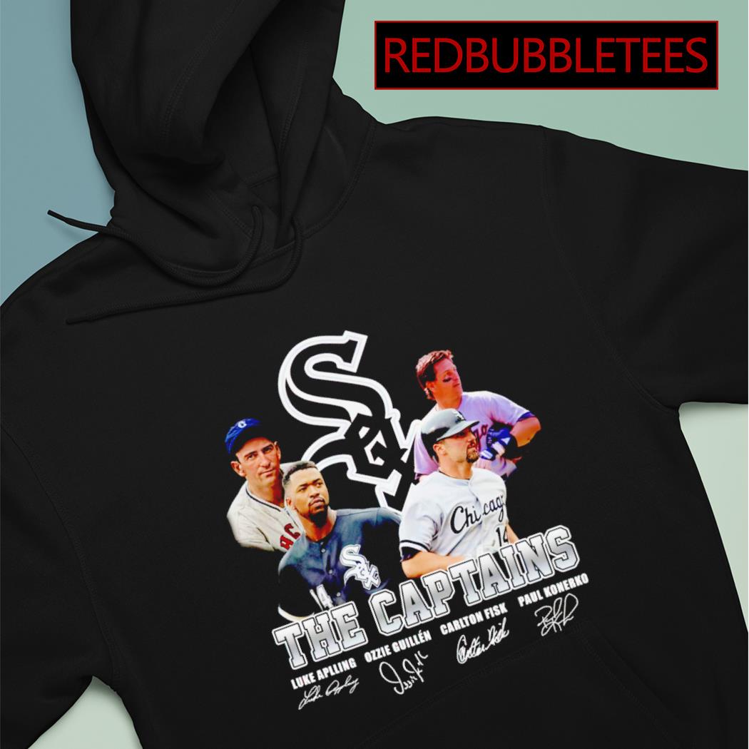 Chicago White Sox Luke Appling Ozzie Guillen Carlton Fisk and Paul Konerko  the Captains signature shirt, hoodie, sweater, long sleeve and tank top