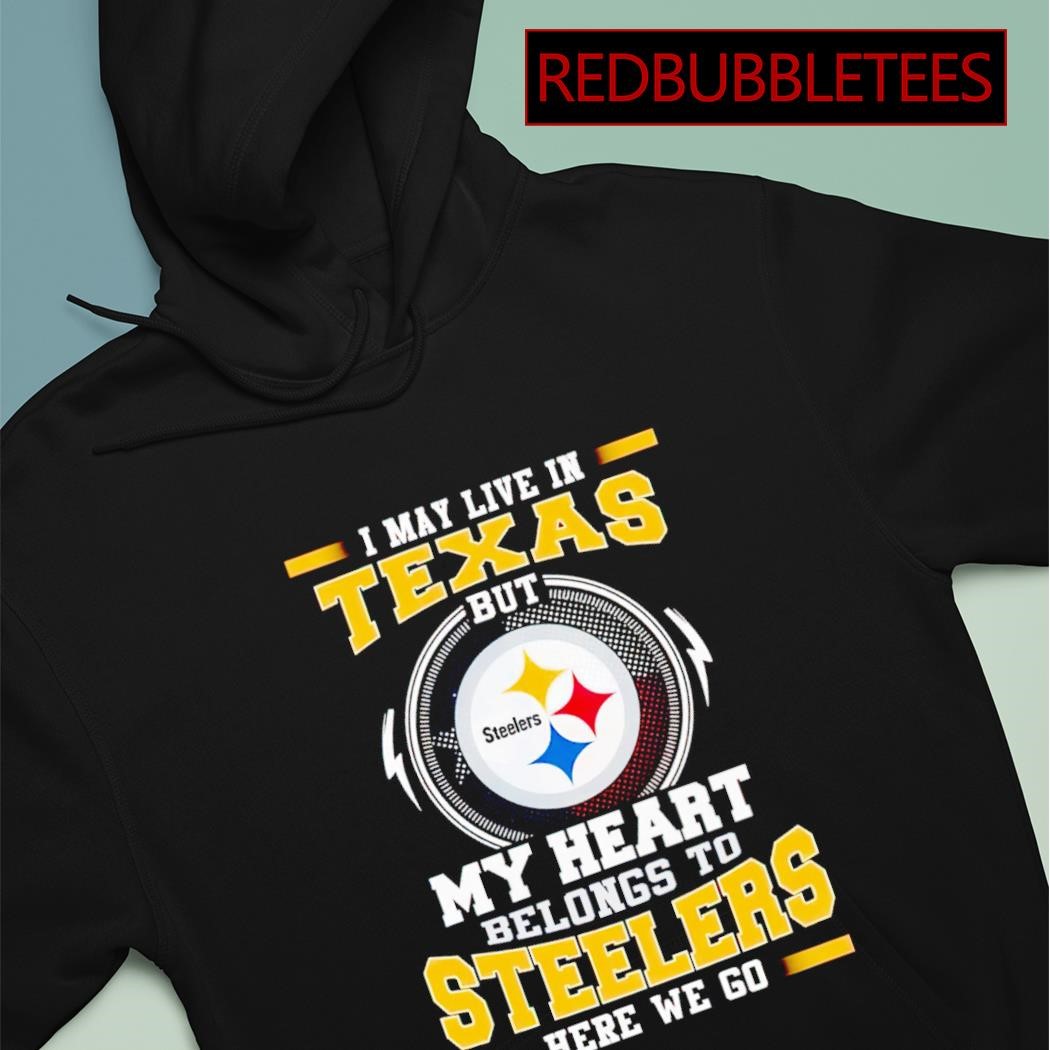 Pittsburgh Steelers Logo Heart Let's Go Steelers Shirt