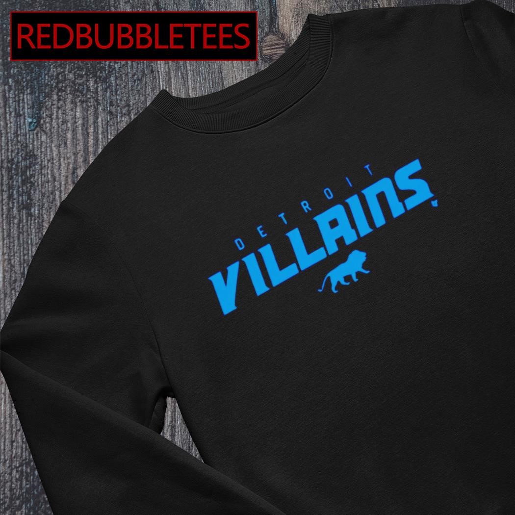 Detroit lions villain shirt and Hoodie, hoodie, sweater and long sleeve