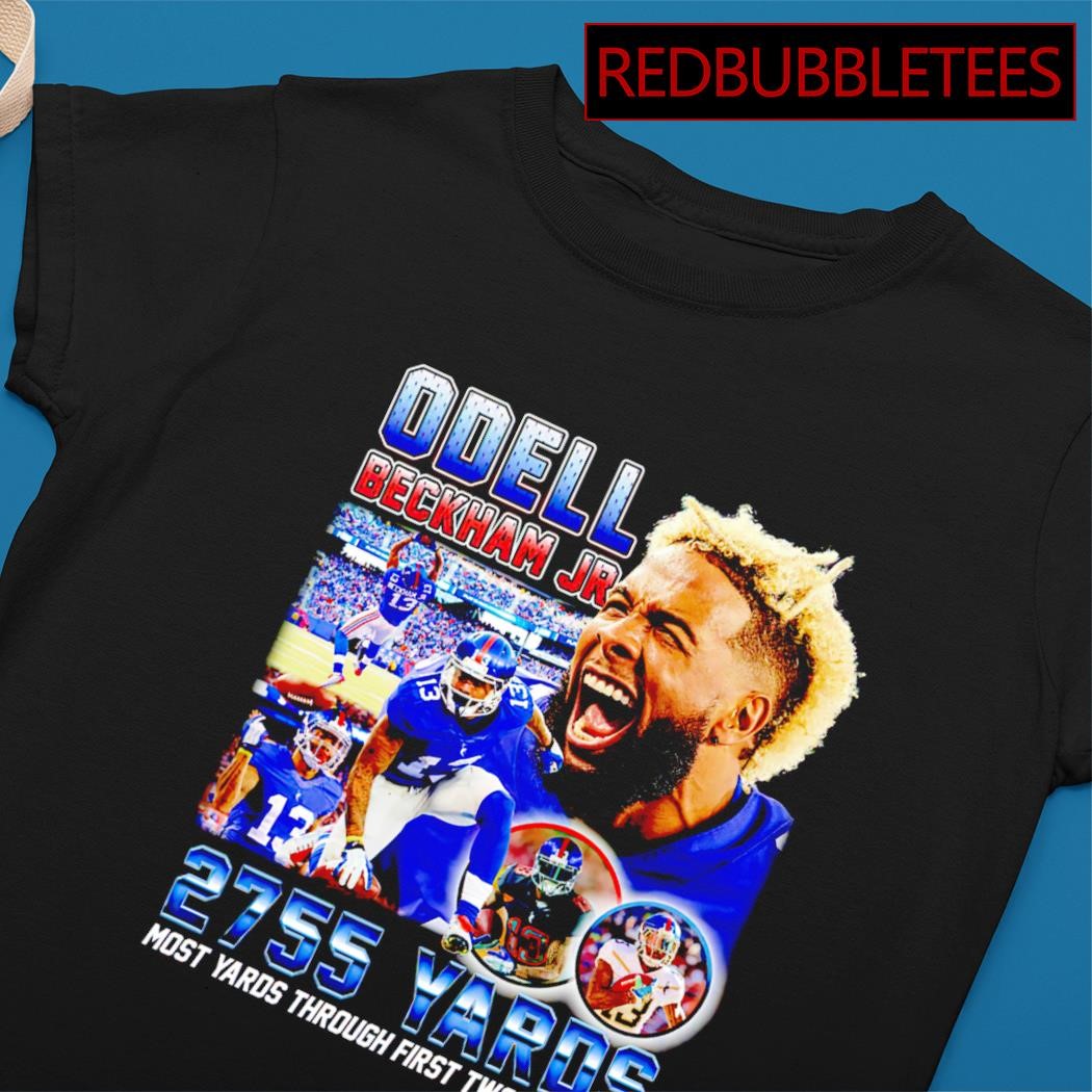 Odell Beckham Jr 2755 Yards Most Yards Through First Two