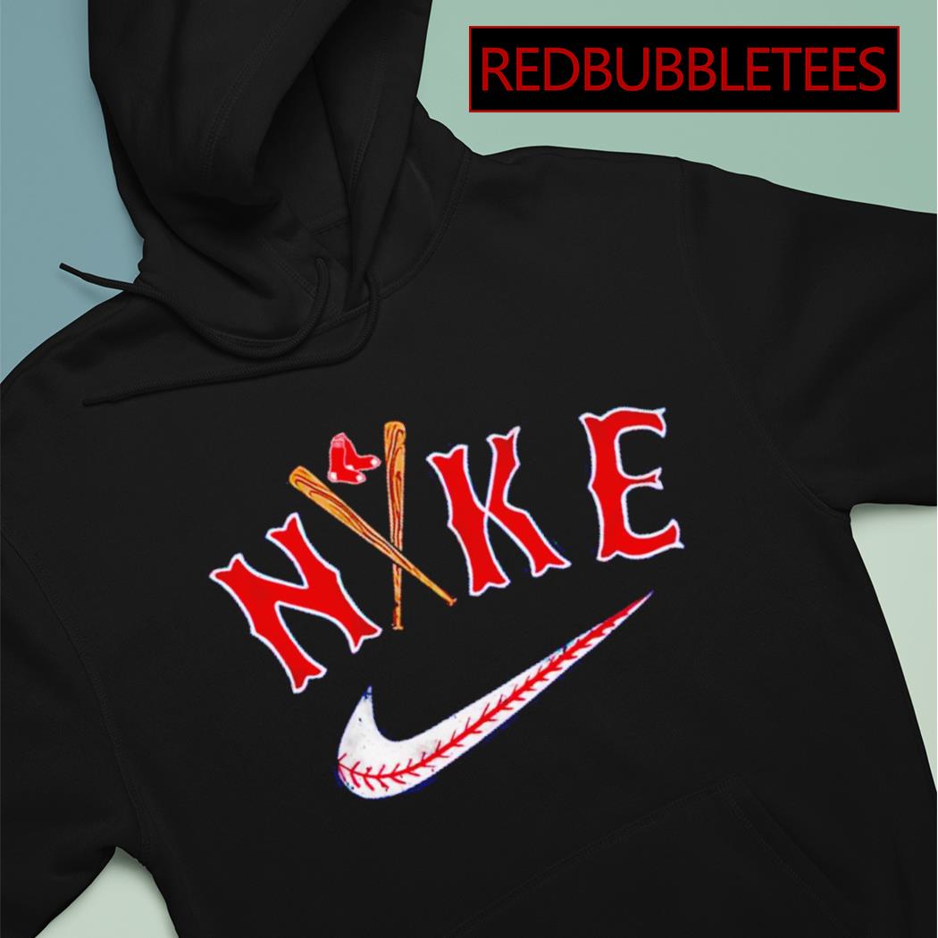 Nike, Shirts, Boston Red Sox Nike Check Hoodie