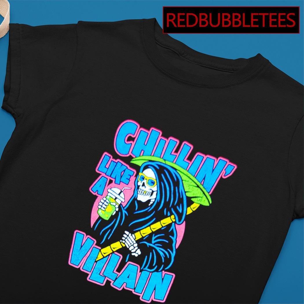 Big Face Grim Reaper Long Sleeve T-Shirt