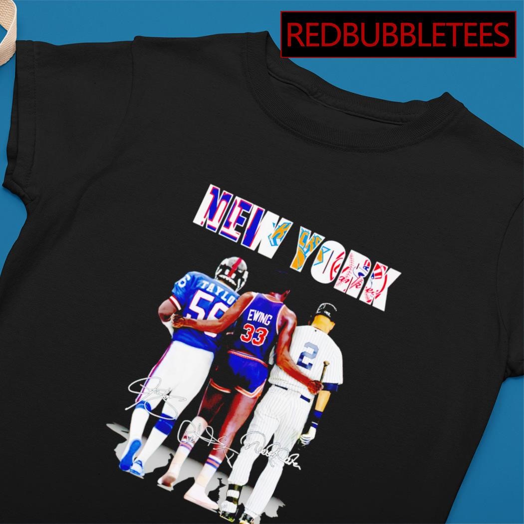 Lawrence Taylor and Patrick Ewing and Derek Jeter New York