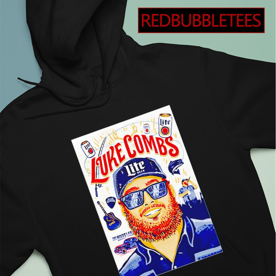 Luke combs beer miller lite shirt, hoodie, sweater, long sleeve and tank top