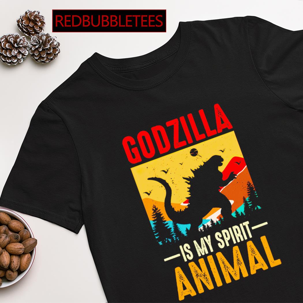 godzilla is my spirit animal shirt