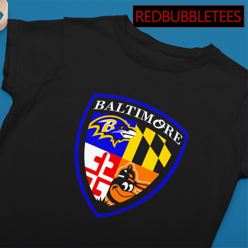 Baltimore Ravens Baltimore Orioles logo mashup shirt, hoodie, longsleeve,  sweatshirt, v-neck tee