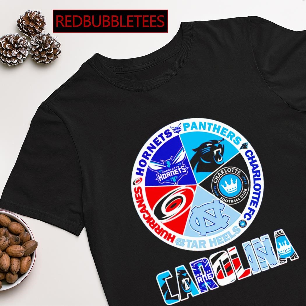 Carolina Panthers And Hurricanes Hornets Logo shirt, hoodie, sweater, long  sleeve and tank top