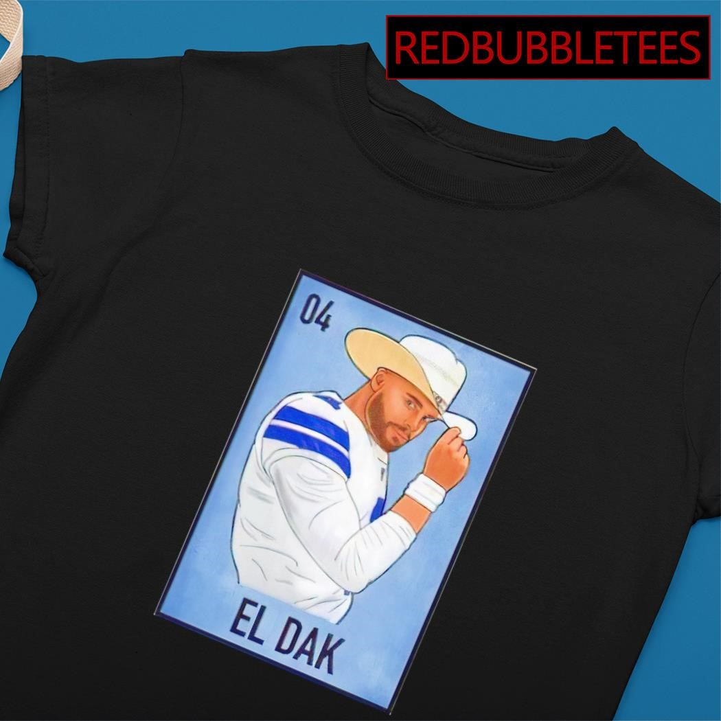 Lotería Dak Prescott Dallas Cowboys T-shirt 