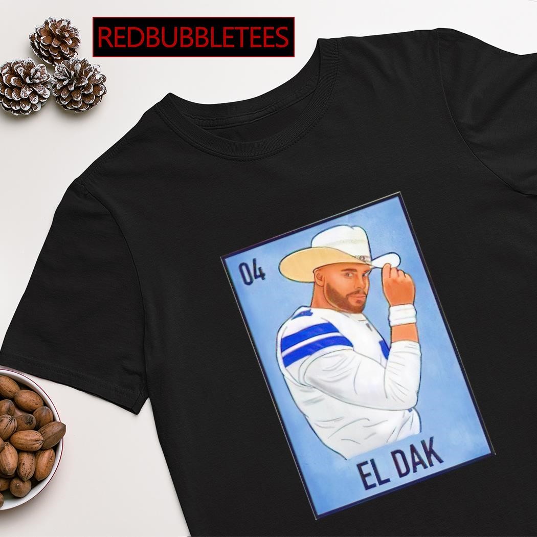 Lotería Dak Prescott Dallas Cowboys T-shirt 