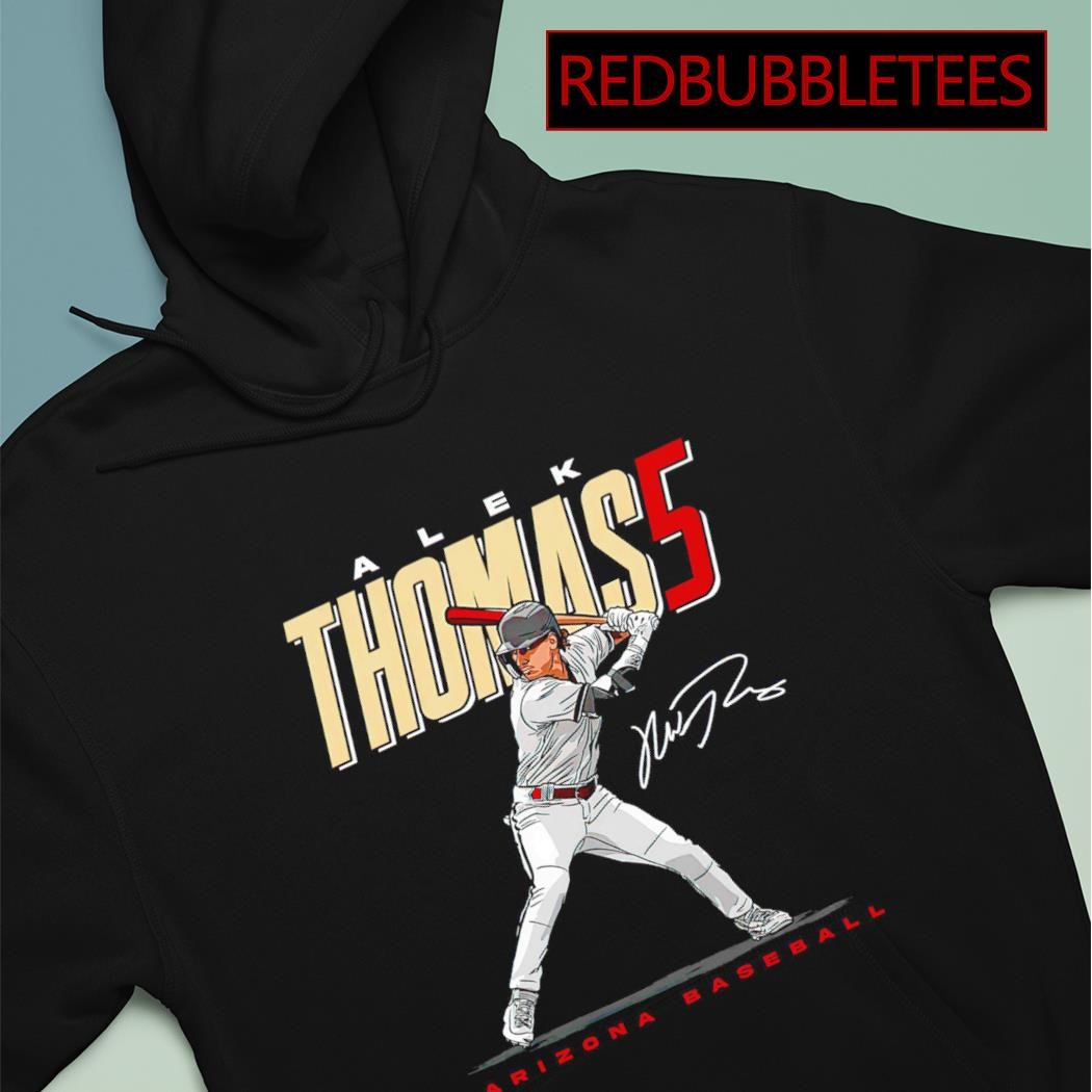 Alek Thomas Name And Number Mlbpa Signature T Shirt, hoodie