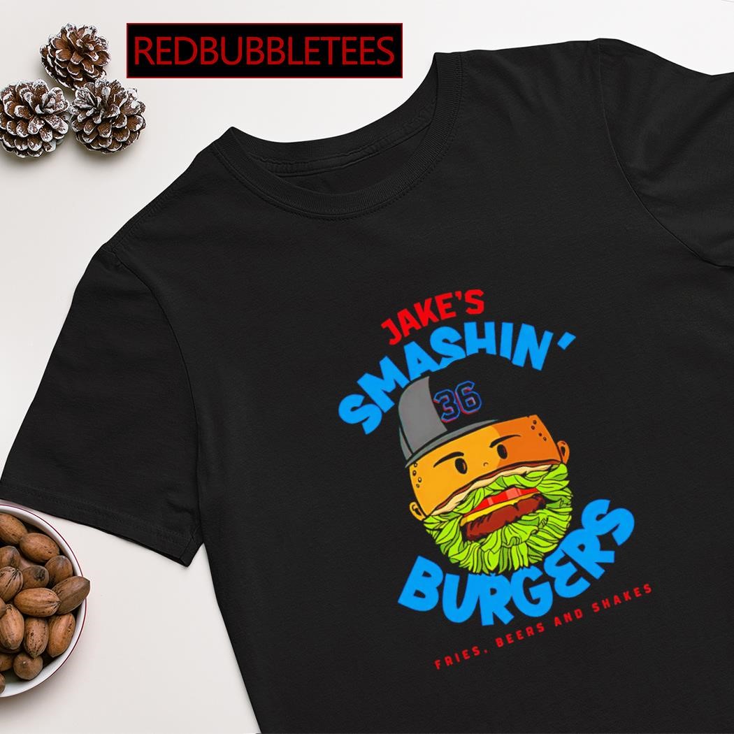 Jake Burger Smashin' Burgers MLBPA Shirt, hoodie, sweater, long sleeve and  tank top