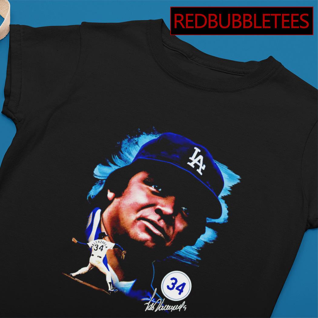 Portrait Tee Los Angeles Dodgers Fernando Valenzuela - Shop