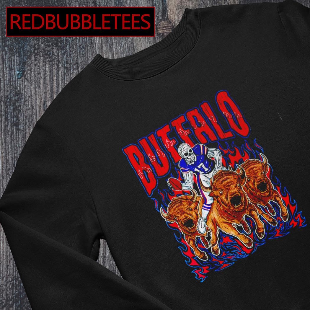 Skeleton Buffalo Bills Football retro shirt, hoodie, sweater, long sleeve  and tank top