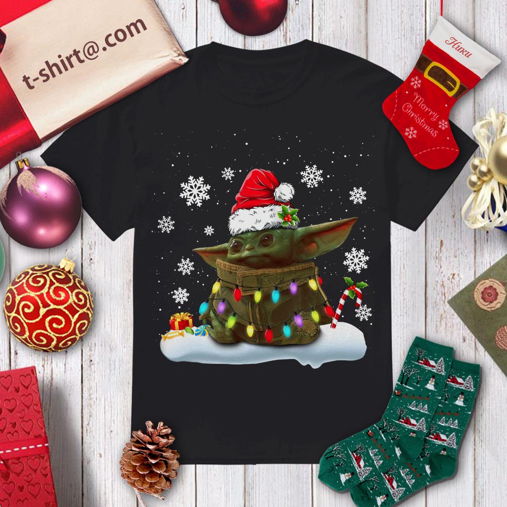 baby yoda christmas shirt