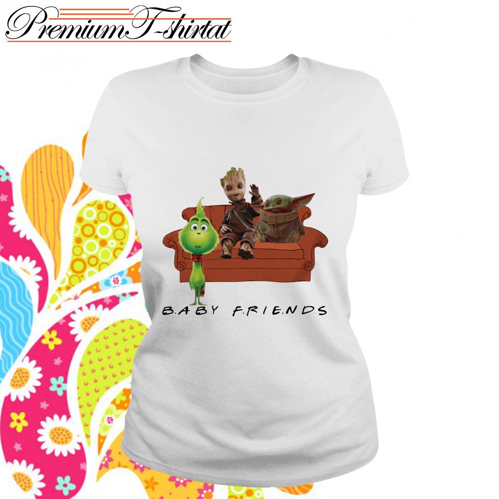 Baby Yoda and Baby Groot Friends TV show shirt, hoodie, sweater