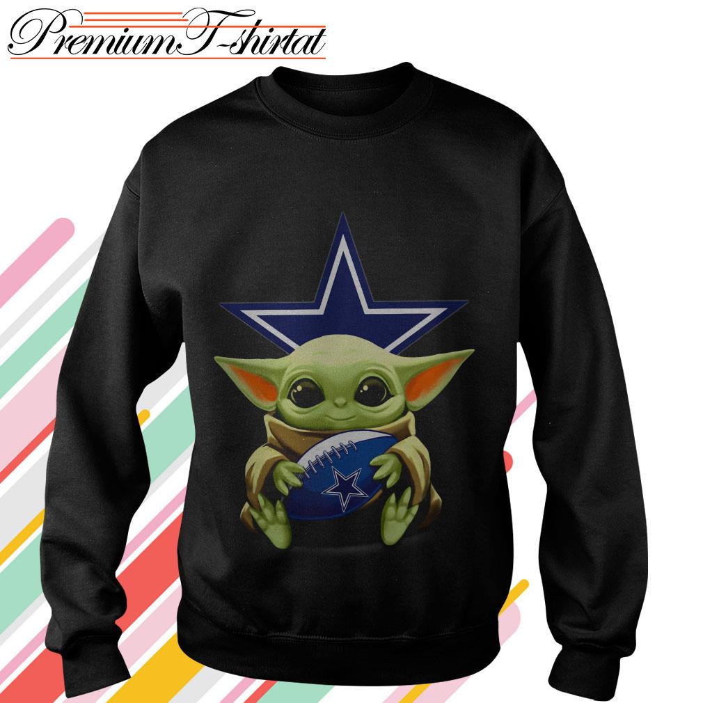 Baby Yoda Hug Dallas Cowboys Star Wars Shirt Hoodie Long Sleeve