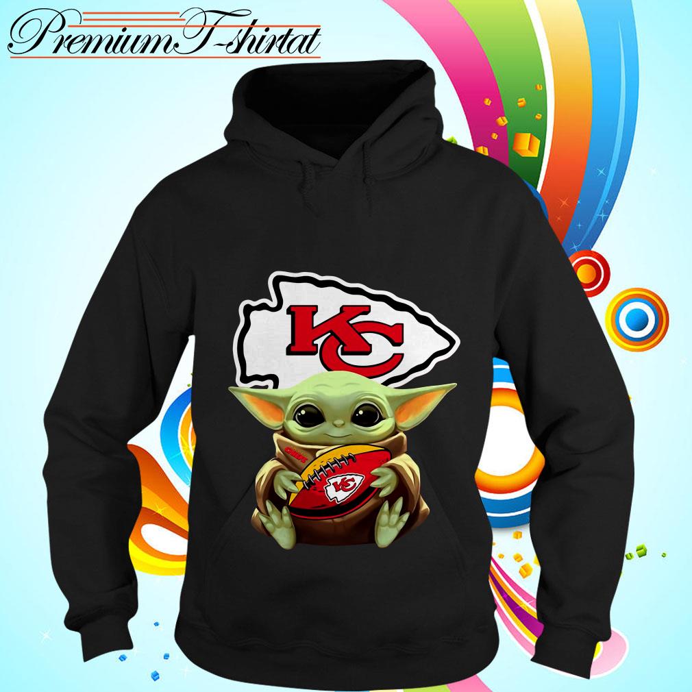 Star Wars Baby Yoda hug Kansas City Chiefs shirt