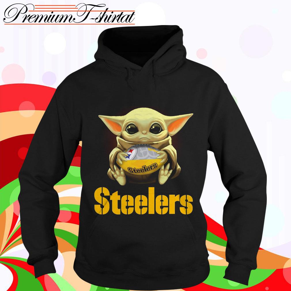 NFL Football Pittsburgh Steelers Baby Yoda Star Wars Shirt T Shirt