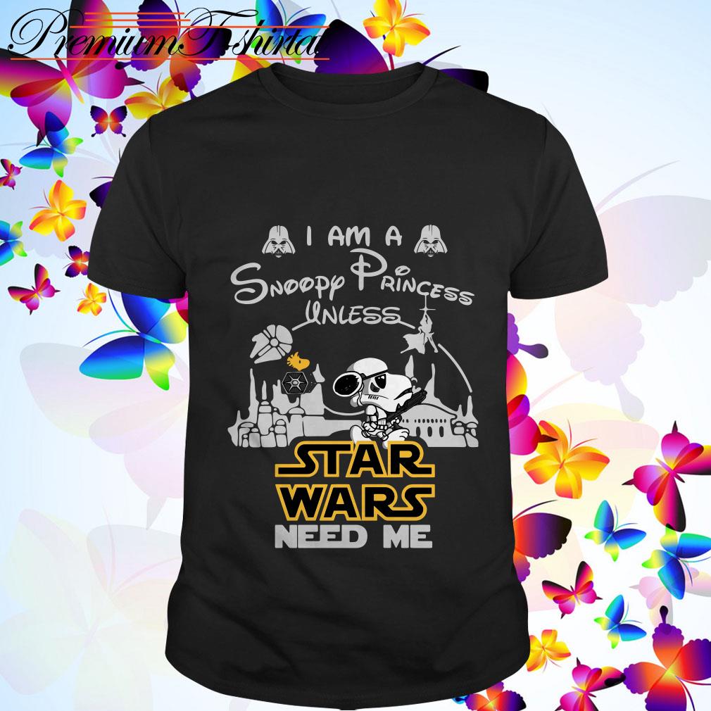 snoopy star wars shirt