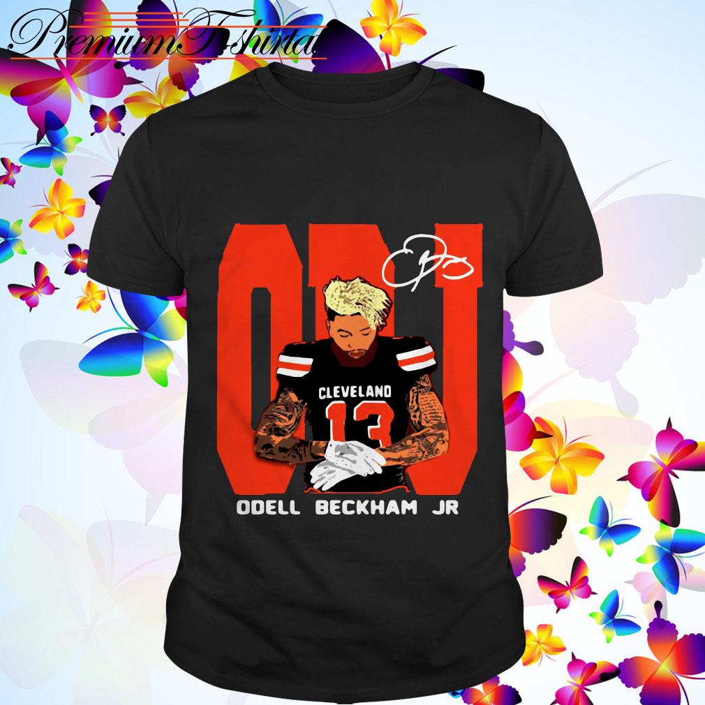 Odell Beckham Jr Signature Cleveland Browns Shirt - High-Quality Printed  Brand