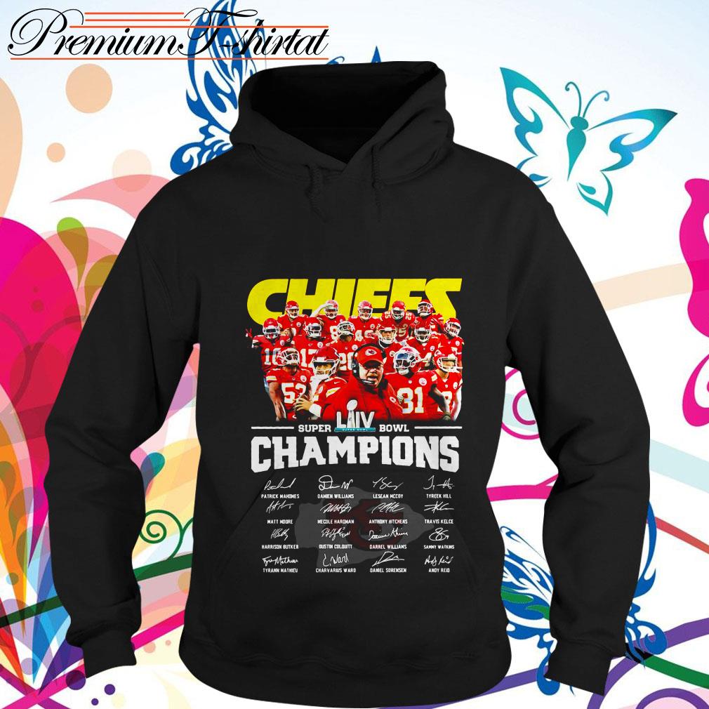 Kansas City Chiefs Super Bowl Champions LIV 2020 Signatures Shirt