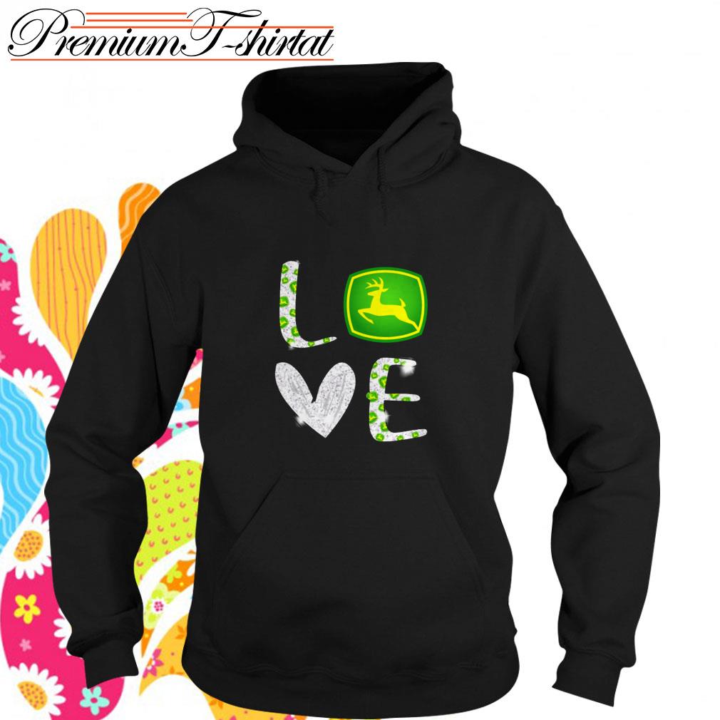 Love John Deere tractor shirt hoodie sweater tank top