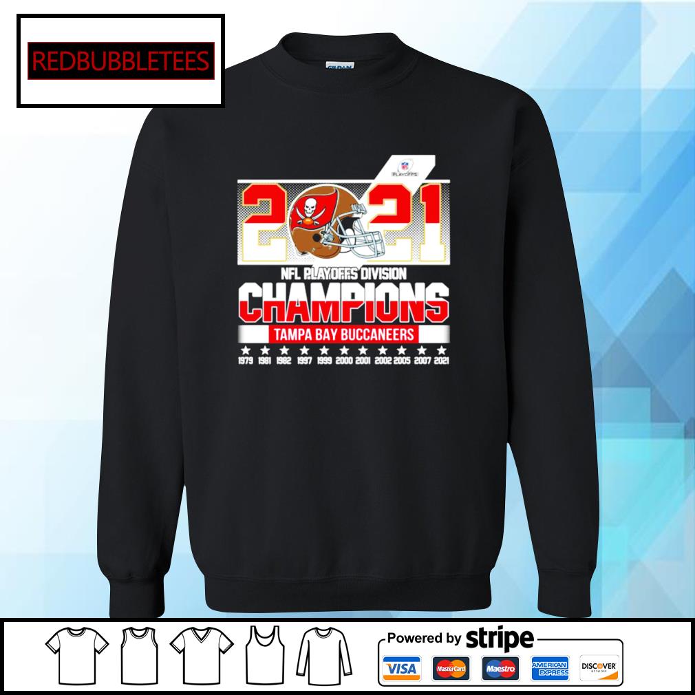 2021 NFL playoffs division champions Tampa Bay Buccaneers shirt, hoodie,  sweater, long sleeve and tank top