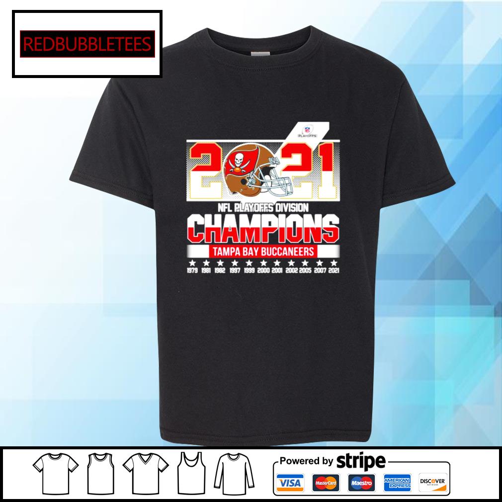 2021 NFL playoffs division champions Tampa Bay Buccaneers shirt