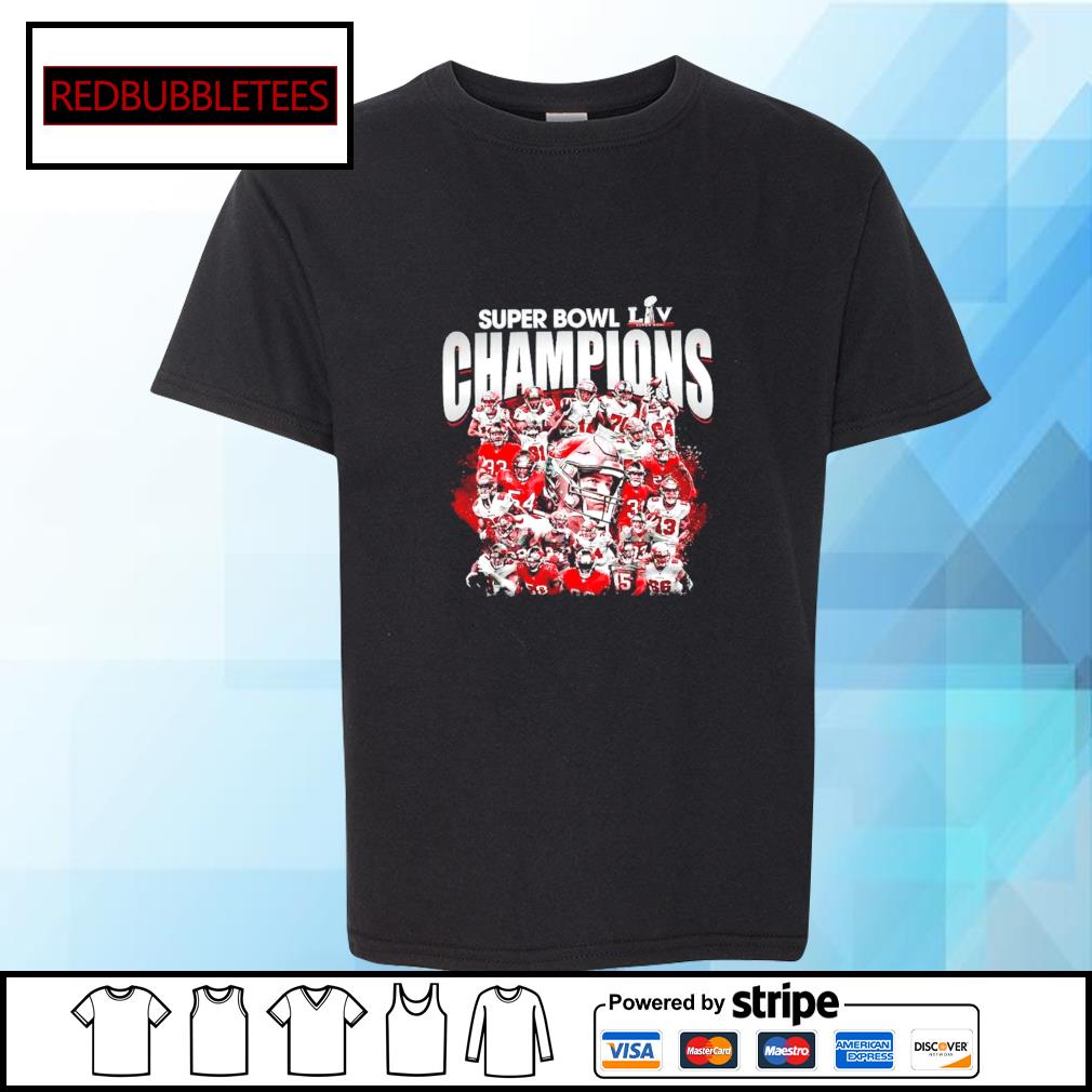 Youth Tampa Bay Buccaneers Red Stripes T-Shirt