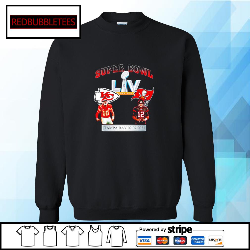 2021 Kansas City Chiefs Vs Tampa Bay Bucceeners Super Bowl LV Final NFL  Classic T-Shirt, hoodie, sweater, long sleeve and tank top