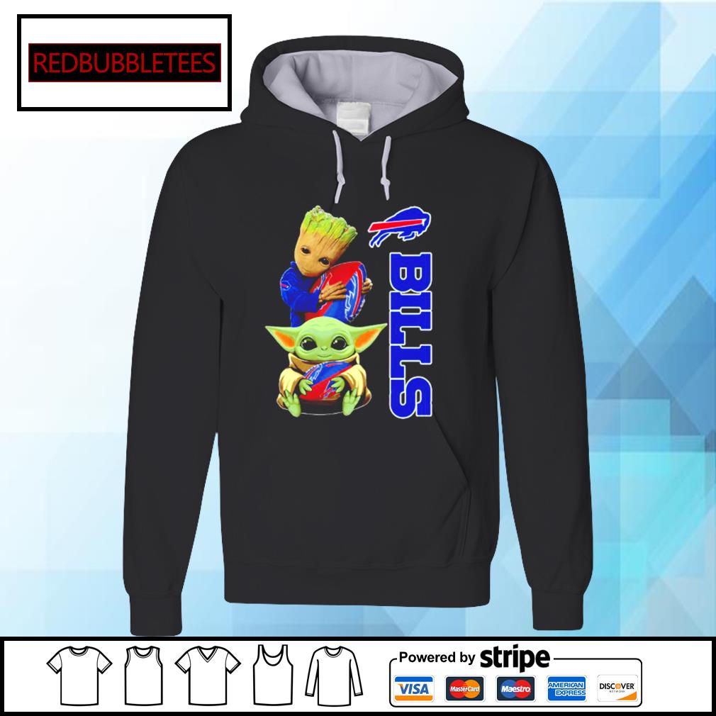 Baby Yoda hug Buffalo Bills shirt, hoodie, sweater, ladies-tee and tank top